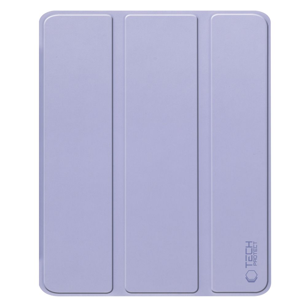 Tech-Protect iPad Air 13\" (2024-2026) atverams vāciņš maciņš grāmatiņa SC Pen, violets