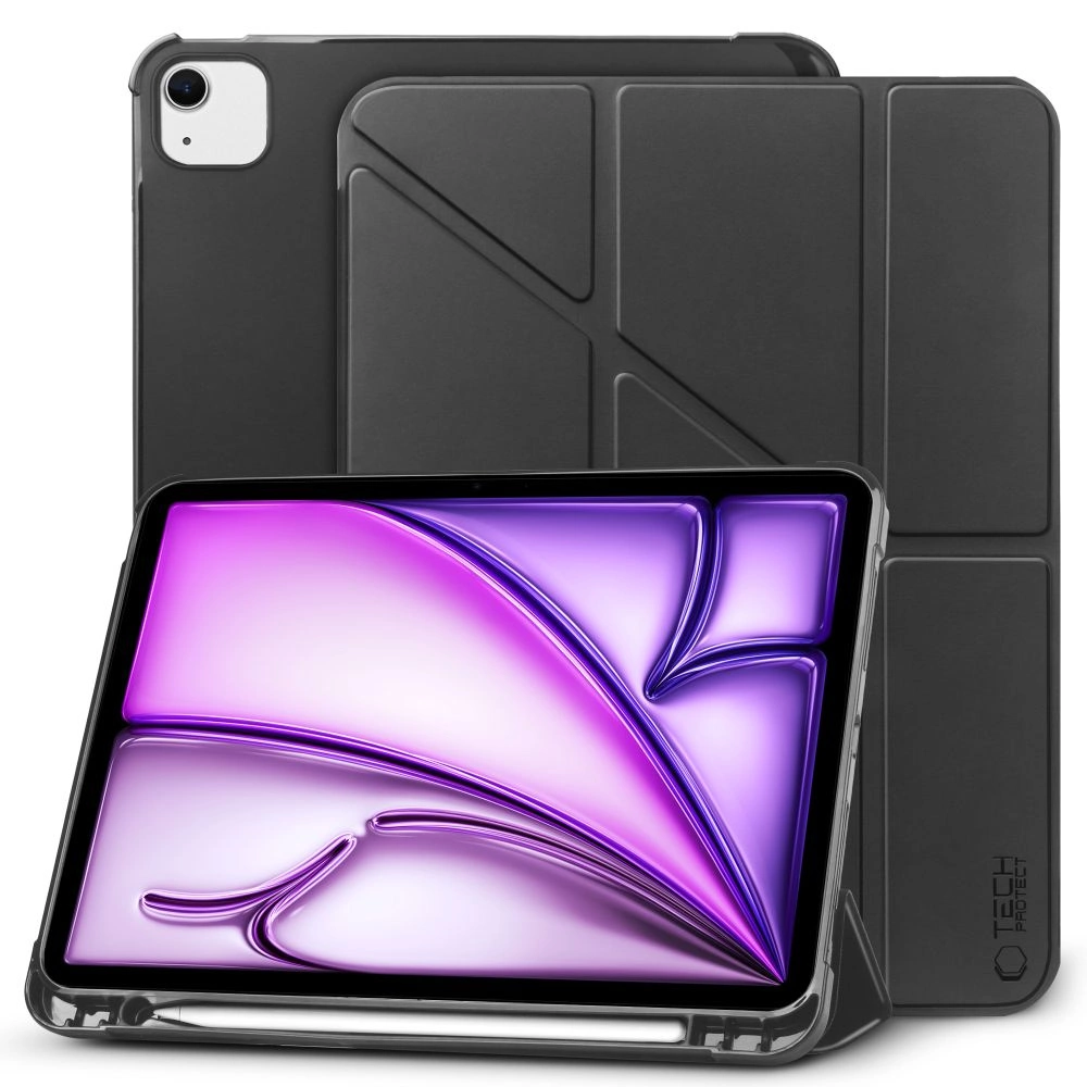 Apple iPad Air 13'' (2024) (A2903 A2898) Tech-Protect SC Pen Origami Cover Case, Black | Чехол Книжка для...