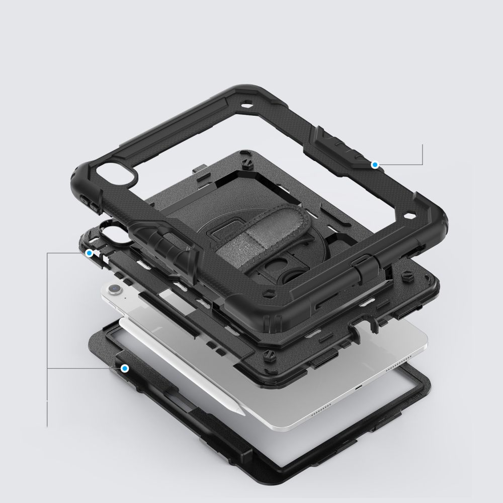 Tech-Protect iPad Air 11\" (2024) vāciņš Solid360, melns
