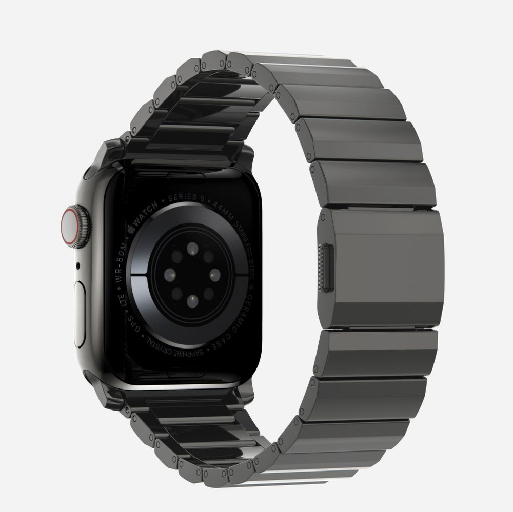 Tech-Protect SteelBand Bracelet for Apple Watch 4 / 5 / 6 / 7 / 8 / 9 / SE / Ultra 1 / 2 (42/44/45/49 mm) - Black