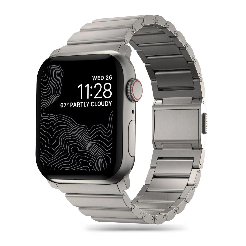 Tech-Protect SteelBand siksniņa Apple Watch (42/44/45/49 mm), titāna krāsa