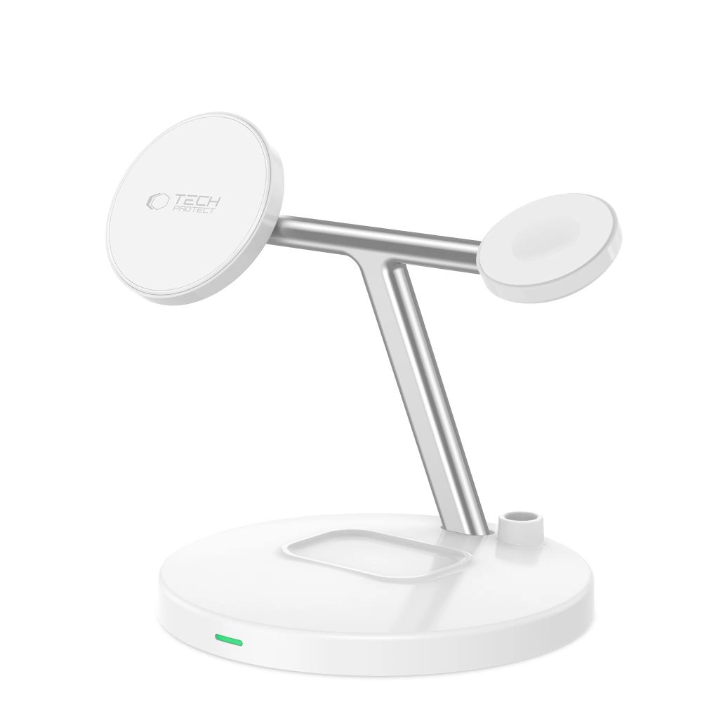 Tech-Protect QI15W-A35 3-in-1 MagSafe Wireless Charger White