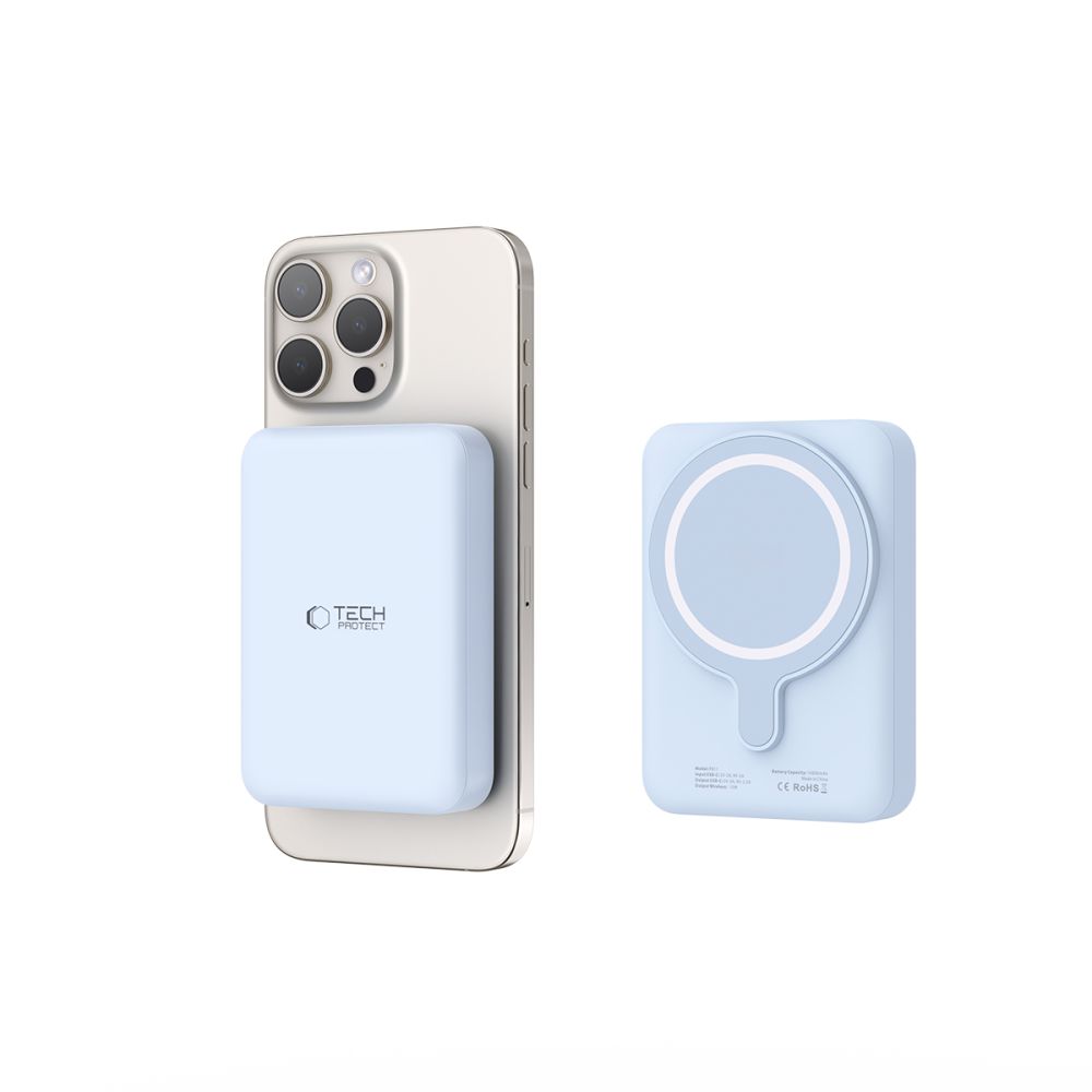 Tech-Protect LifeMag PB11 MagSafe Powerbank 10000mAh, Blue
