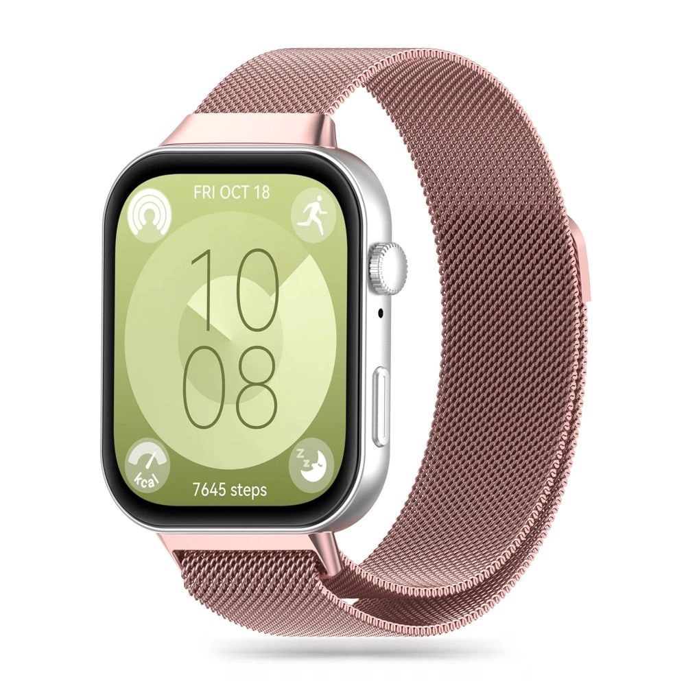 Ремешок Tech-Protect MilaneseBand для Huawei Watch Fit 3, Розовый