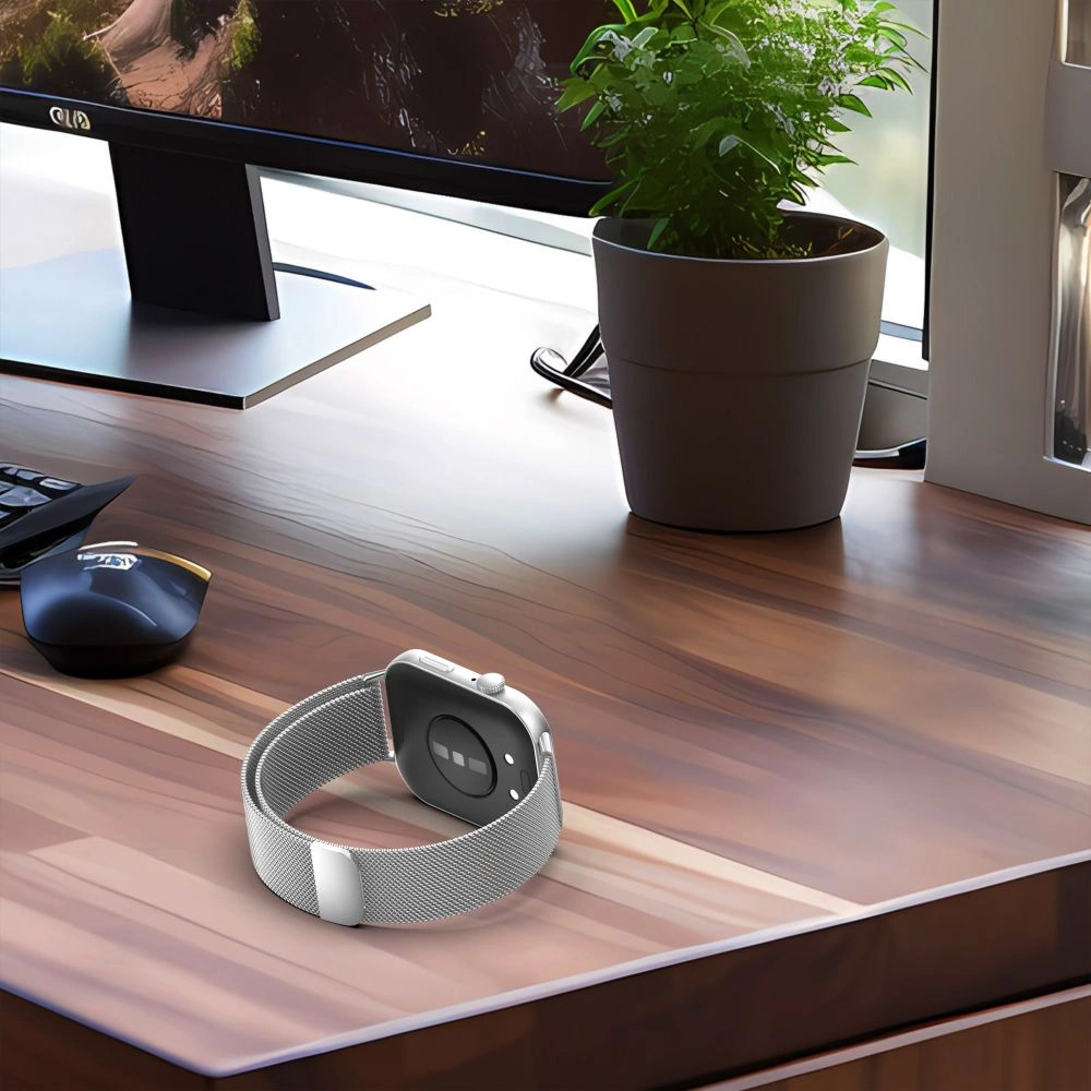 Tech-Protect MilaneseBand strap for Huawei Watch Fit 3 - silver