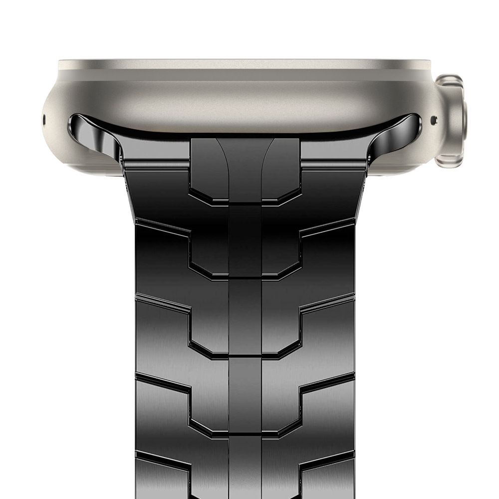 Tech-Protect nerūsējošā tērauda rokassprādze Apple Watch 4 / 5 6 7 8 9 SE Ultra 1 2 (42/44/45/49 mm) - Melna |...