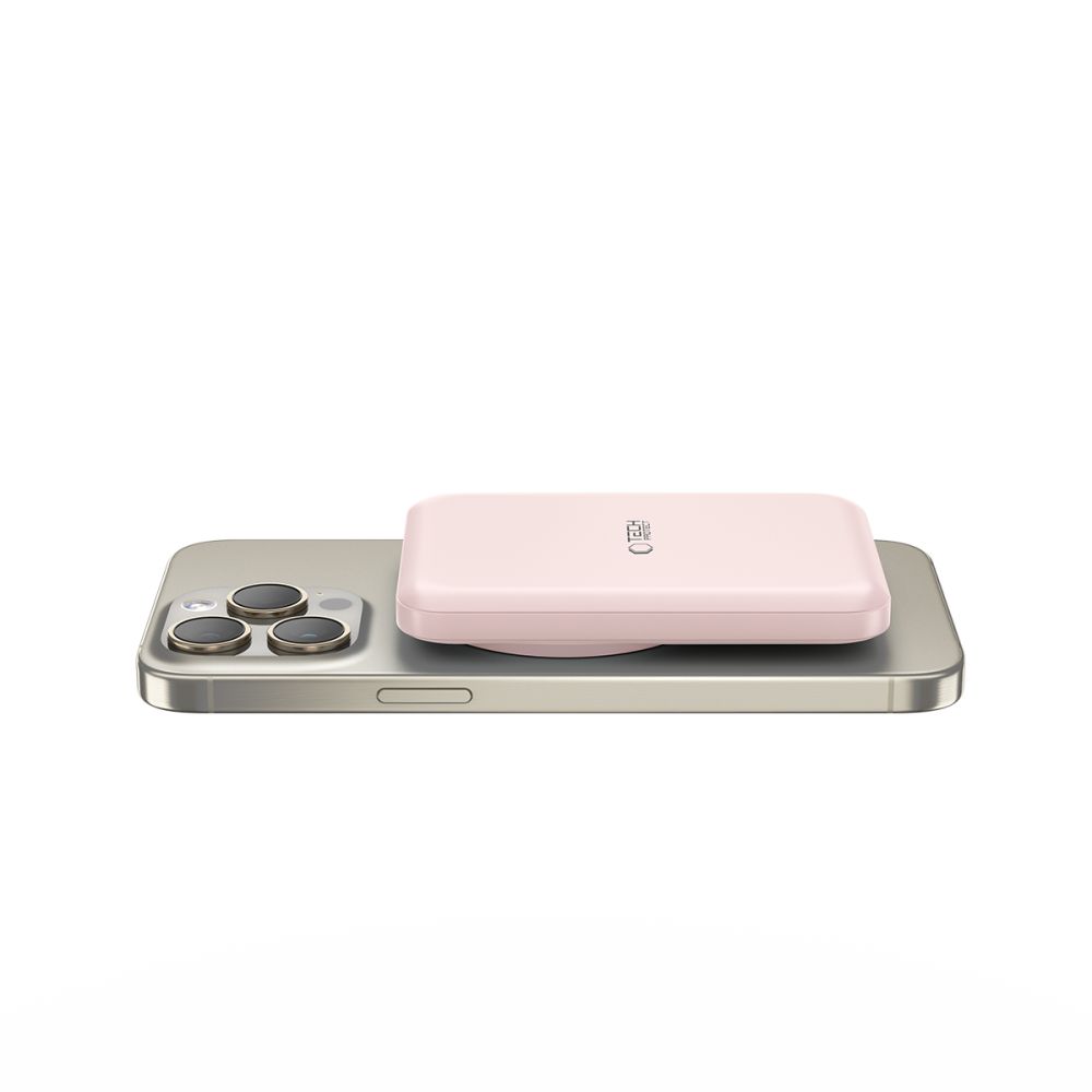 Tech-Protect LifeMag PB10 Powerbank with MagSafe 5000mAh, Pink