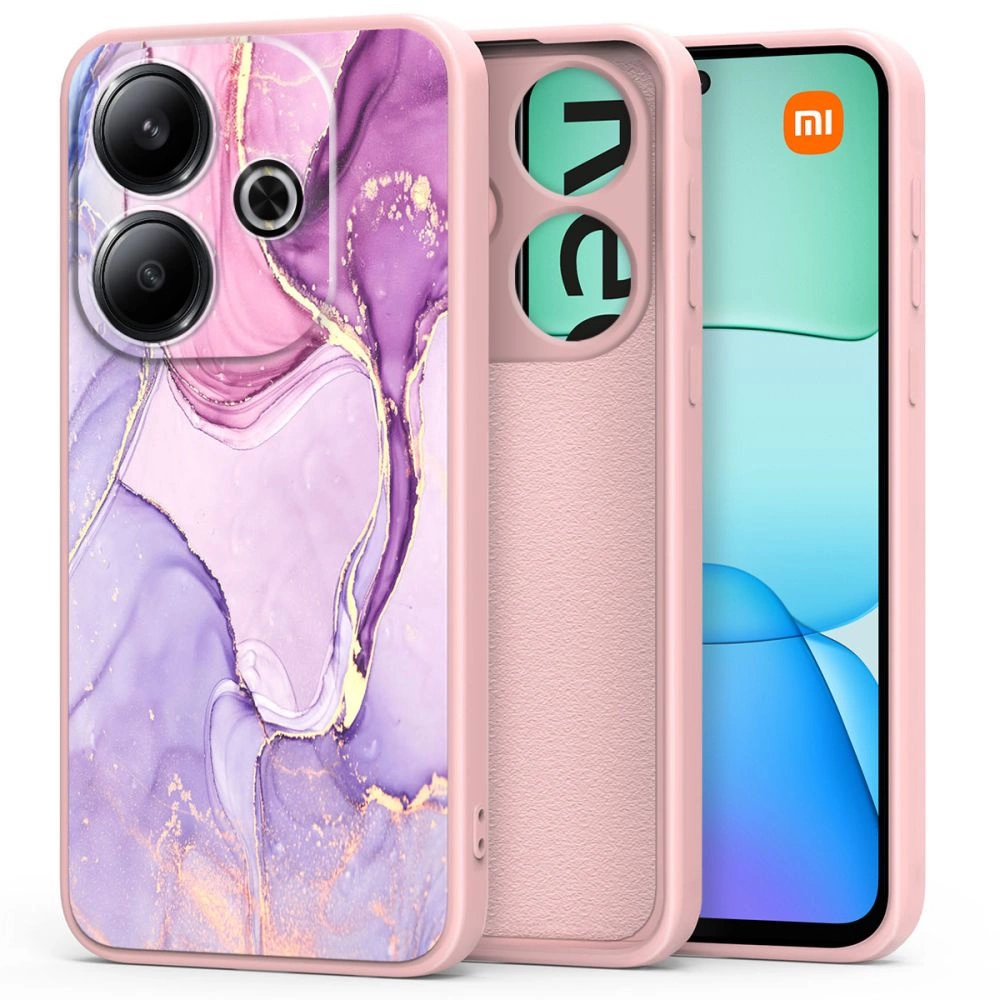 Xiaomi Redmi 13 Tech-Protect Icon Case Cover, Pink and Purple | Чехол Обложка Бампер Кабура...