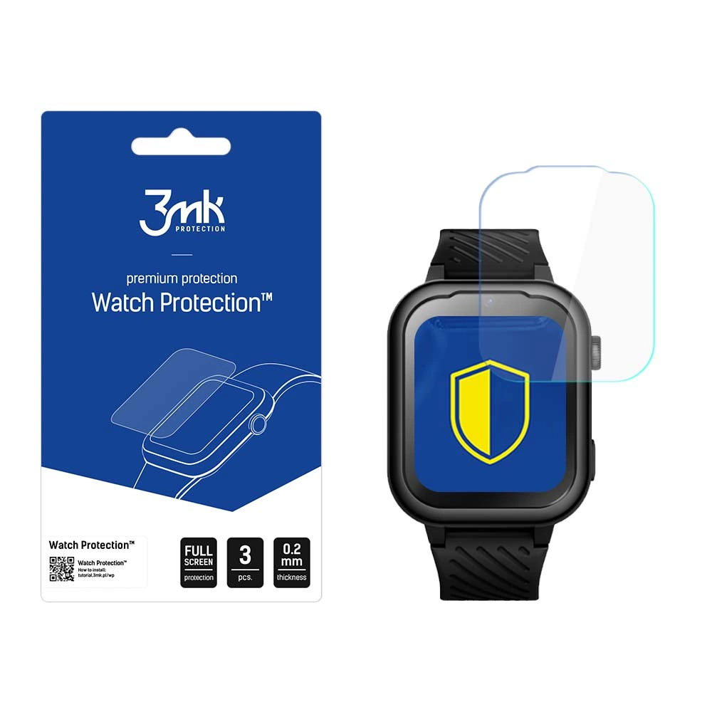 3mk Watch Protection™ hibrīds stikls pret FlexibleGlass Lite uz Garett Essa Go | hybrid glass v. on
