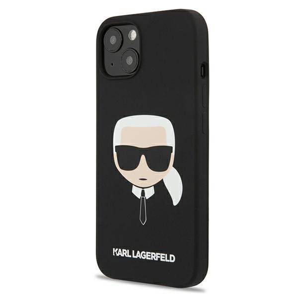 Apple iPhone 13 mini 5,4\'\' Karl Lagerfeld Silicone Karl\'s Head Case Cover, Black | Telefona Maciņš Vāks Apvalks...
