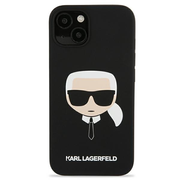 Apple iPhone 13 mini 5,4\'\' Karl Lagerfeld Silicone Karl\'s Head Case Cover, Black | Telefona Maciņš Vāks Apvalks...