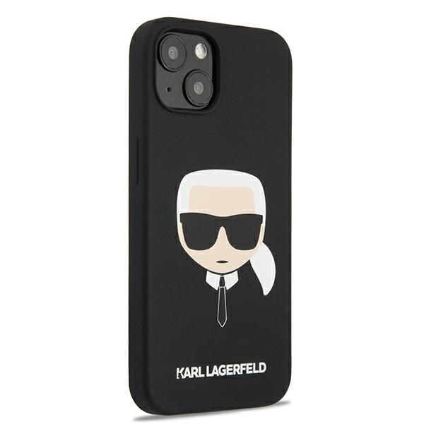 Apple iPhone 13 mini 5,4\'\' Karl Lagerfeld Silicone Karl\'s Head Case Cover, Black | Telefona Maciņš Vāks Apvalks...