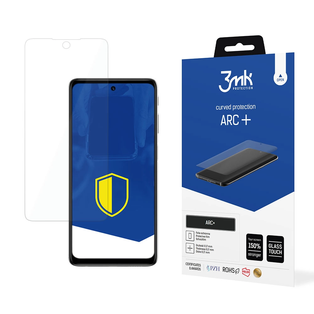 Motorola Moto G51 5G Защитная Пленка на Экран | 3MK ARC+ Protective Film Rounded Fullscreen...