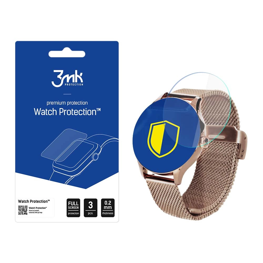 гибридное стекло 3mk Watch Protection™ против FlexibleGlass Lite на Garett Viva