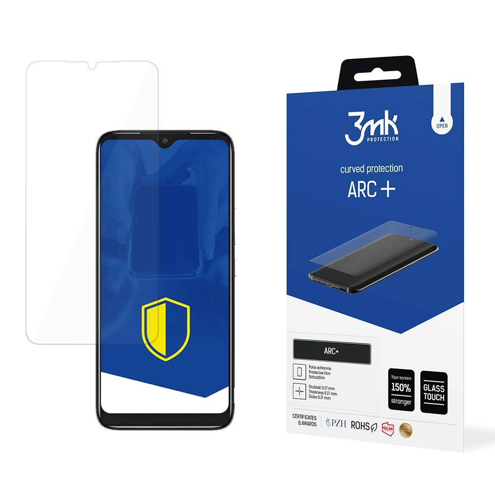 Nokia C12 3MK ARC+ Protective Film Rounded Fullscreen Protector