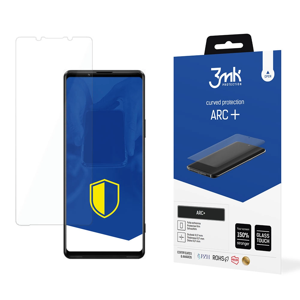 Sony Xperia 1 III 5G 3MK ARC+ Protective Film Rounded Fullscreen Protector