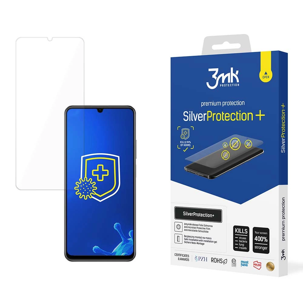 Realme Note 50 3MK Silver Protect+ Antibacterial Screen Protector