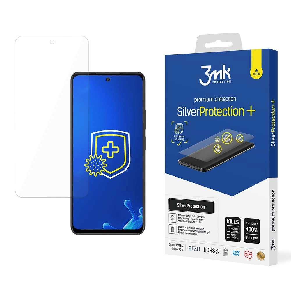 Oppo A79 5G 3MK Silver Protect+ Antibacterial Screen Protector | Антибактериальная Защитная...