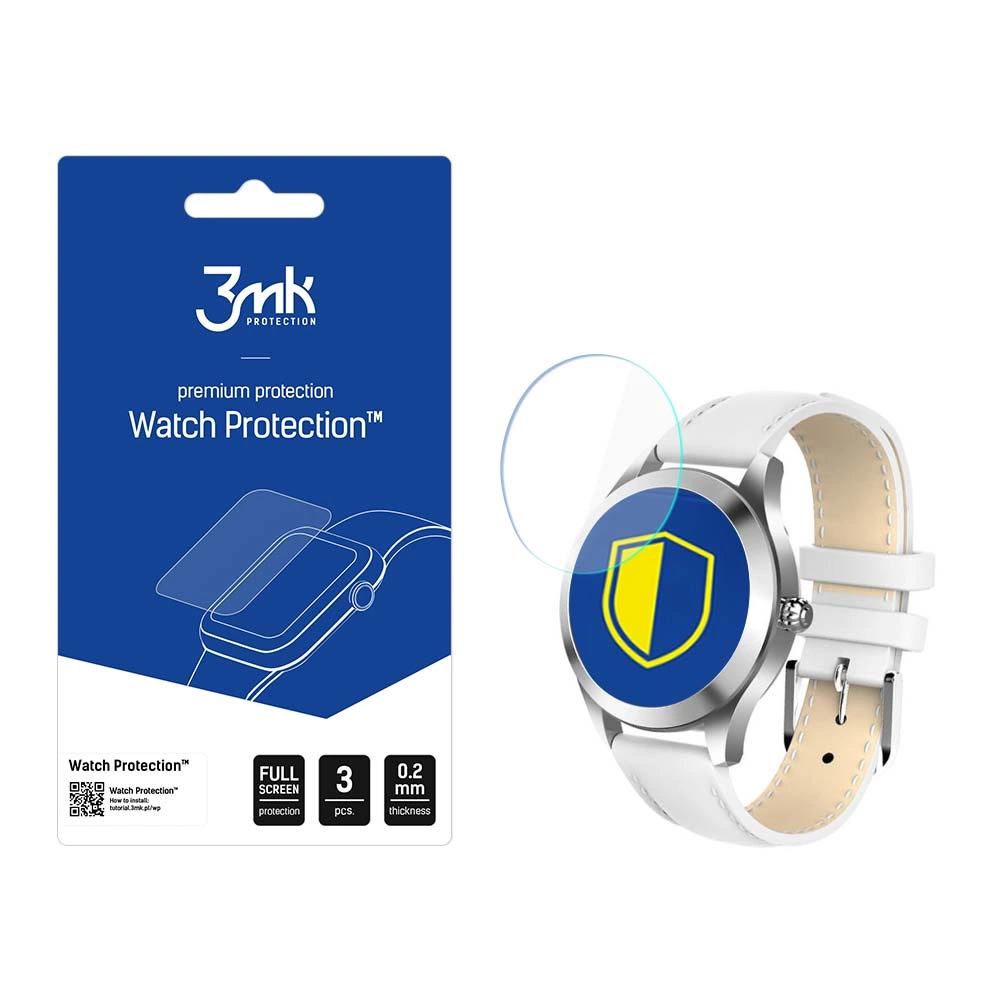 3mk Watch Protection™ pret FlexibleGlass Lite hibrīdstiklu uz Garett Naomi 2 | v. hybrid glass on