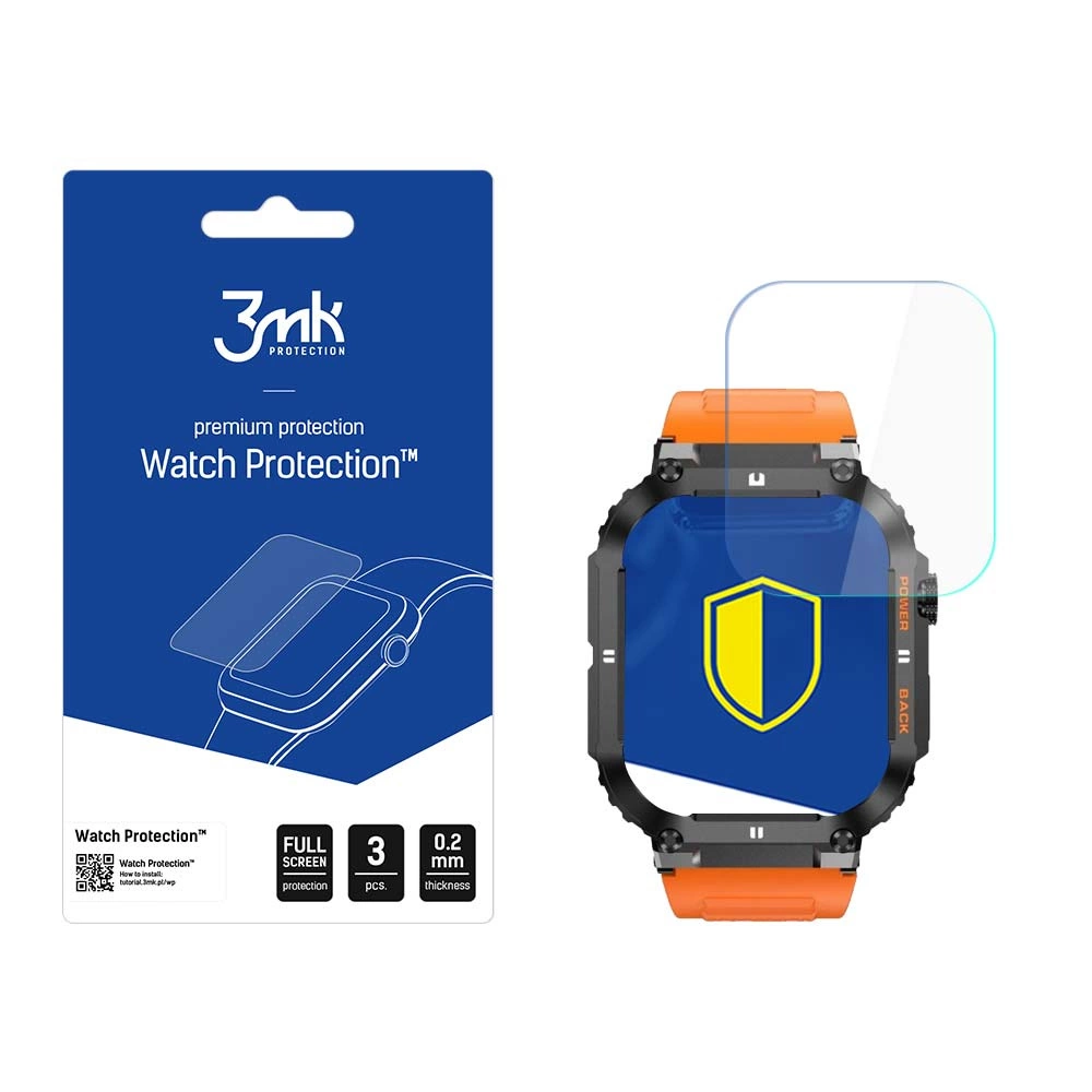 3mk Watch Protection™ против гибридного стекла FlexibleGlass на Gravity GT6