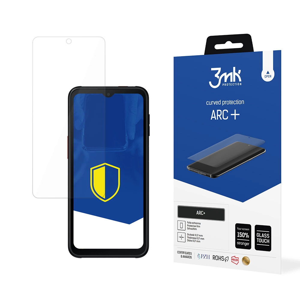 Samsung Galaxy Xcover 6 Pro (SM-G736) / Xcover Pro 2 Aizsargplēve uz Visu Ekrānu | 3MK ARC+ Protective Film Rounded...