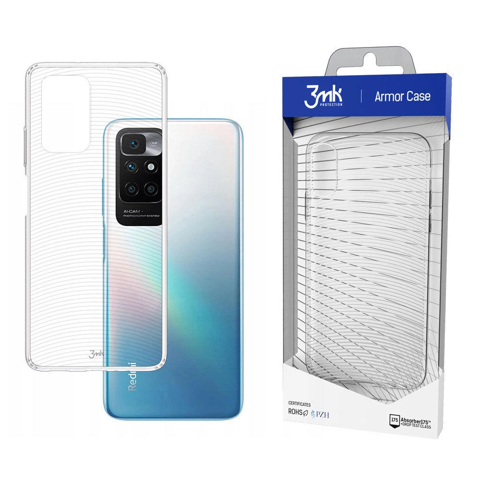 Xiaomi Redmi 10 3MK Armor Case Cover, Transparent