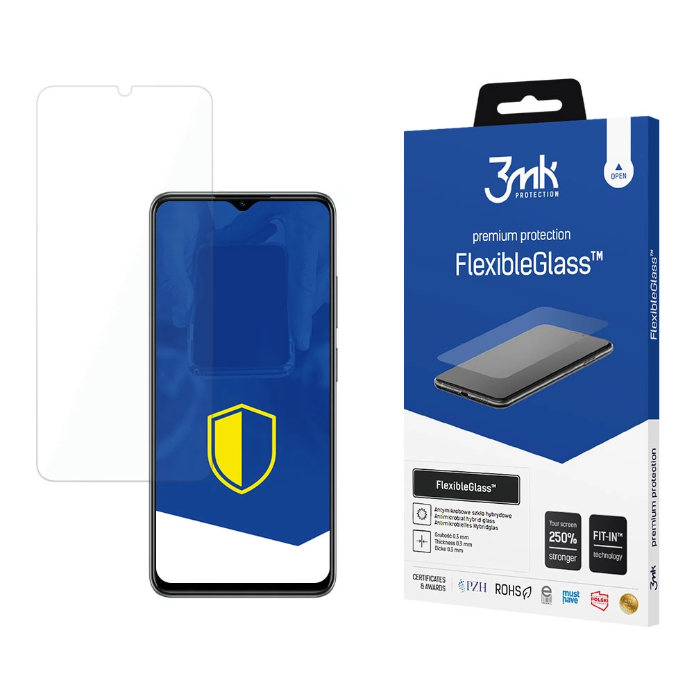 ZTE Blade A73 3MK Flexibleglass Tempered Glass Screen Protector