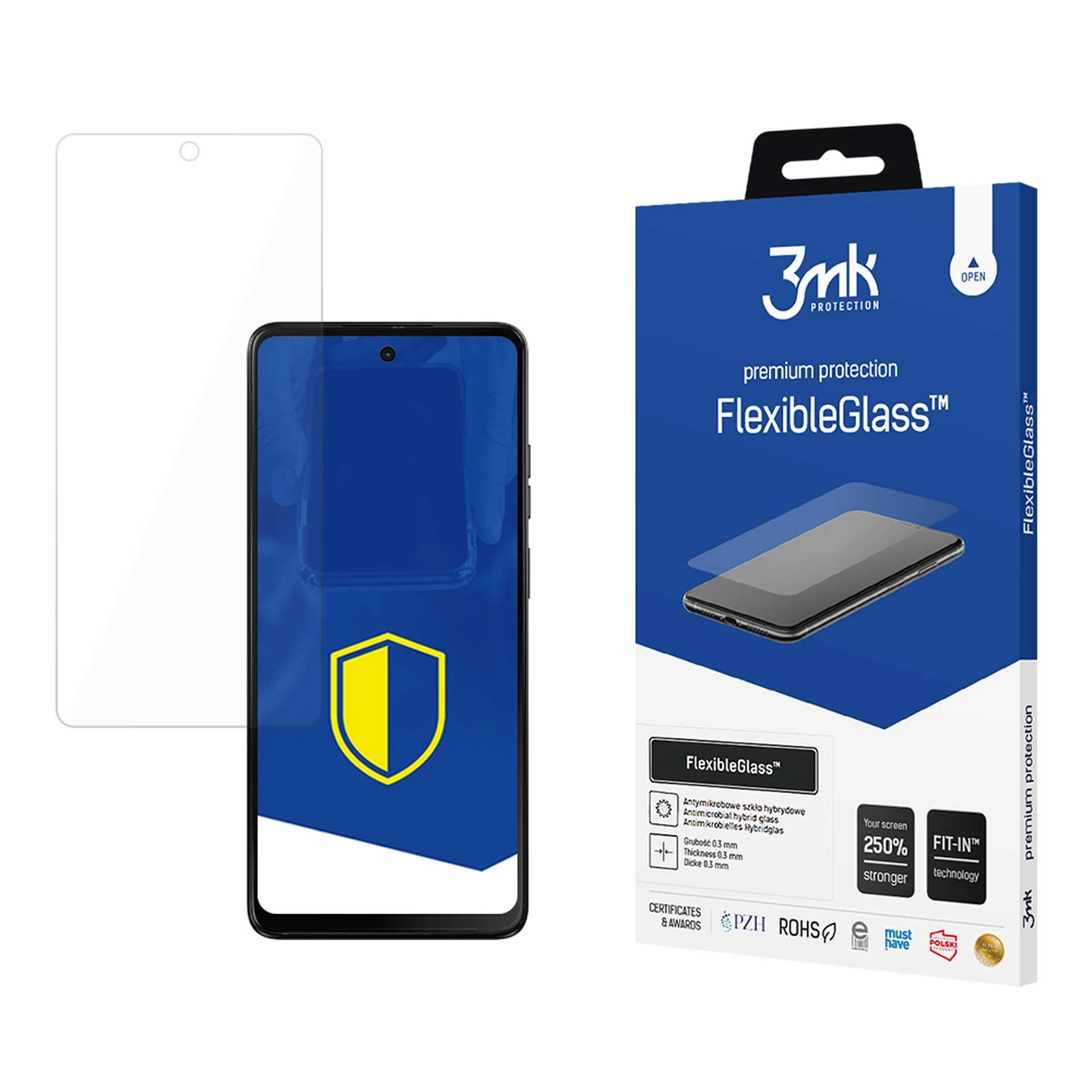 Motorola Moto G34 5G 3MK Flexibleglass Гибкое Стекло | Tempered Glass Screen Protector
