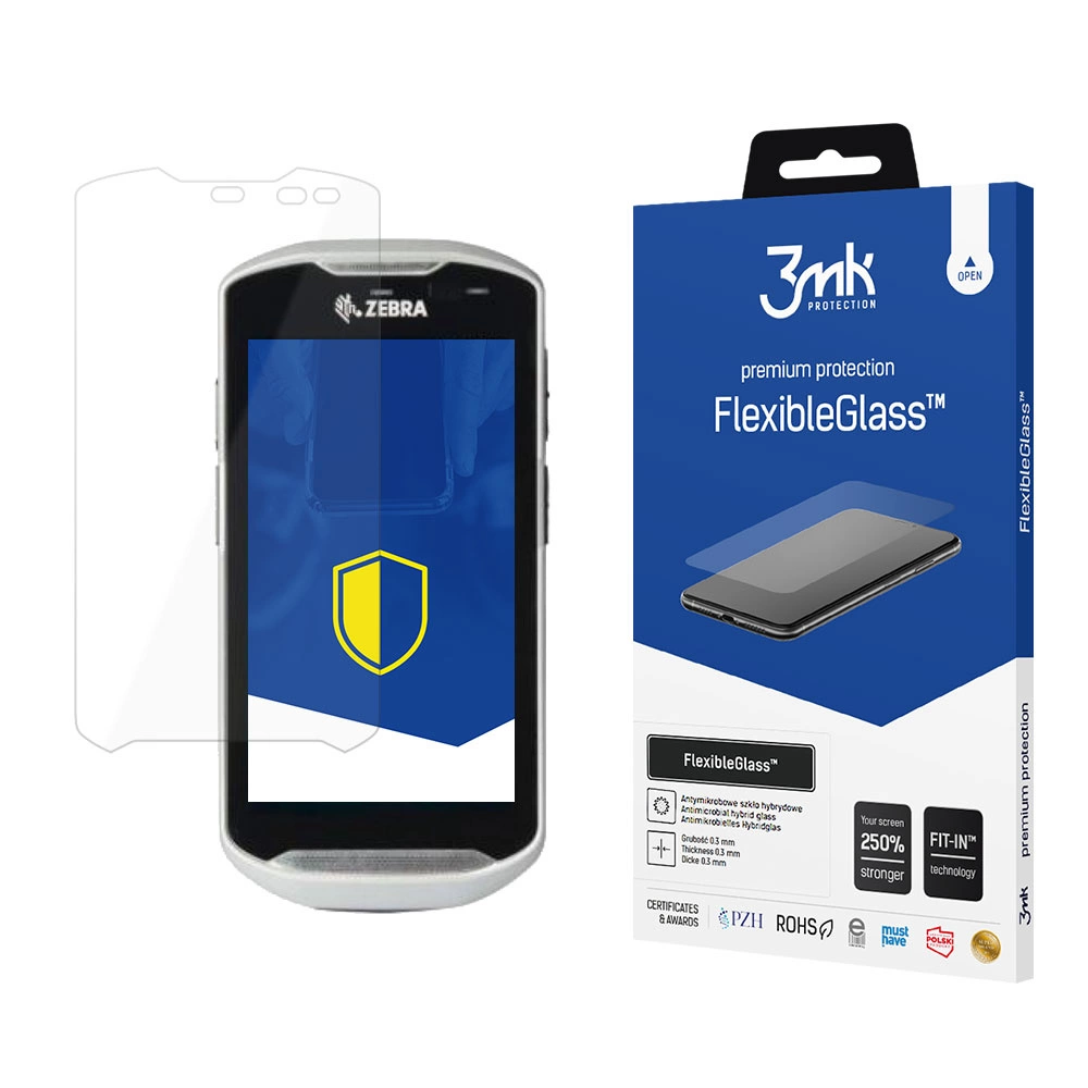 Zebra TC56DJ 3MK Flexibleglass Tempered Glass Screen Protector