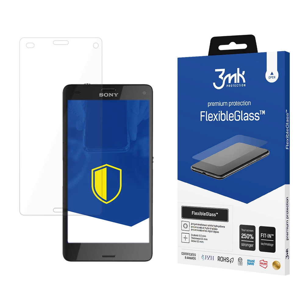 Sony Xperia Z3 Compact D5803 3MK Flexibleglass Lokāms Aizsargstikls | Tempered Glass Screen Protector