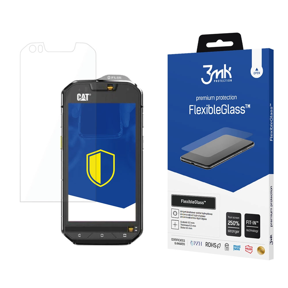 CAT S60 3MK Flexibleglass Tempered Glass Screen Protector