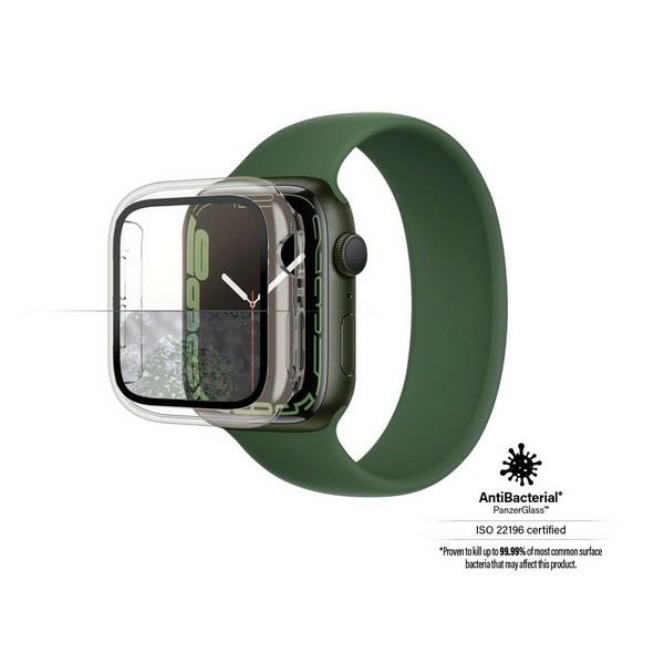 PanzerGlass Apple Watch 7 / 8 (41 mm) aizsargvāciņš Full Body, caurspīdīgs