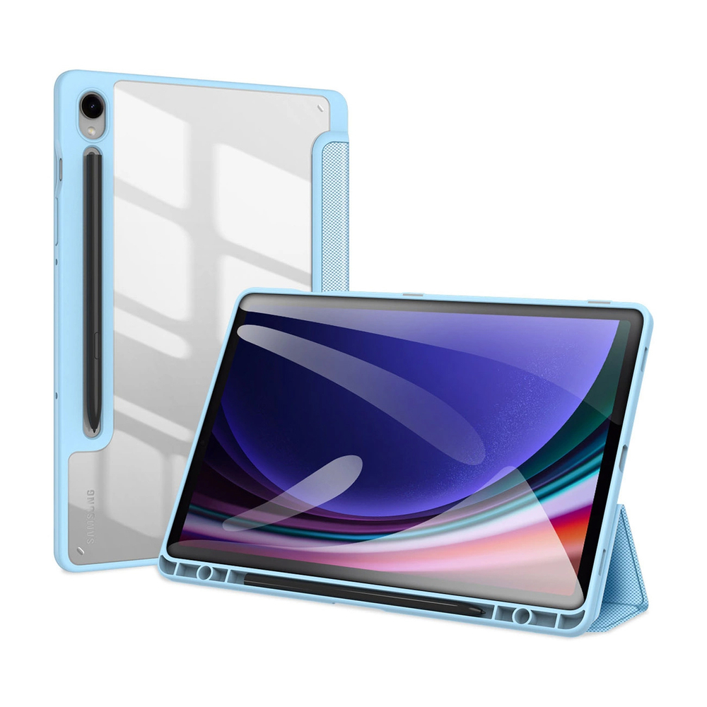 Samsung Galaxy Tab S9 FE 10.9\'\' (SM-X510 / X516B) Dux Ducis Toby Smart Book Cover Case, Blue | Чехол...