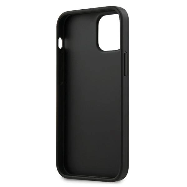 Guess GUHCP12SPU4GHBR iPhone 12 mini 5,4\\\" коричневый жесткий чехол 4G Triangle Collection