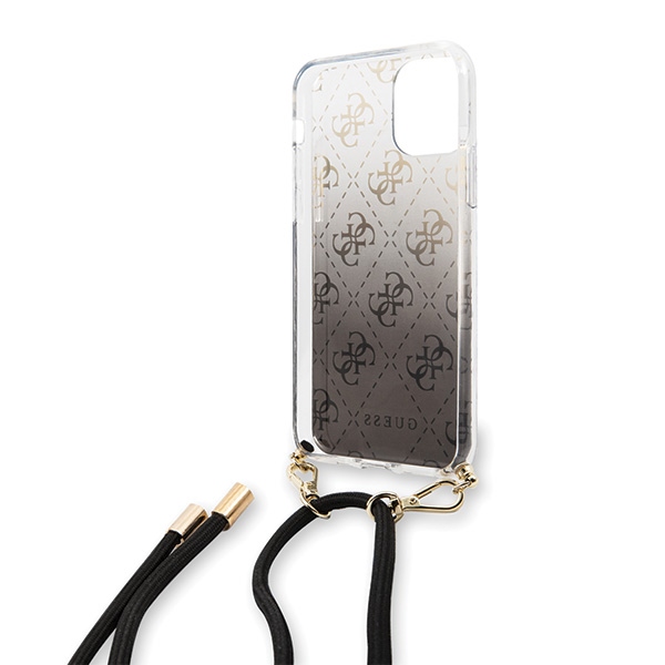 Guess GUHCN65WO4GBK iPhone 11 Pro Max black/black hard case 4G Gradient