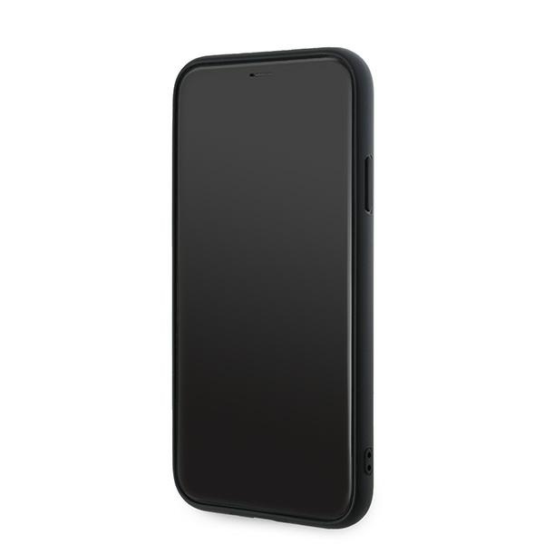 Karl Lagerfeld iPhone 11 / XR Case Diagonal Quilted Script, Black