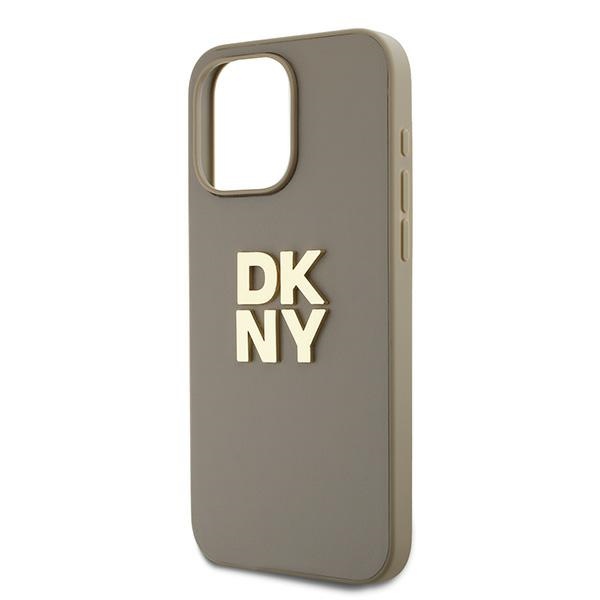 DKNY iPhone 15 Pro vāciņš Wrist Strap Stock Logo, bēšs