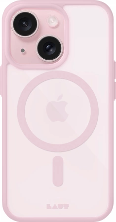 LAUT Huex Protect - aizsargvāciņš iPhone 13/14/15, saderīgs ar MagSafe (rozā) | protective case for 13/14/15...
