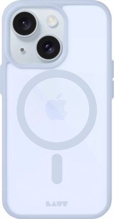 LAUT Huex Protect - защитный чехол для iPhone 13/14/15, совместимый с MagSafe (синий)