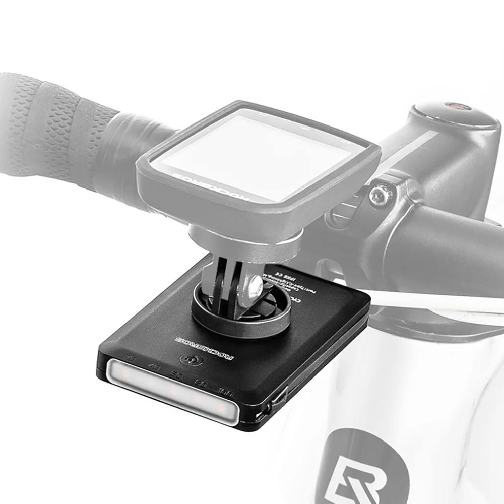Rockbros JP008 Front Bike Light with 5000mAh Power Bank, 150lm, Black