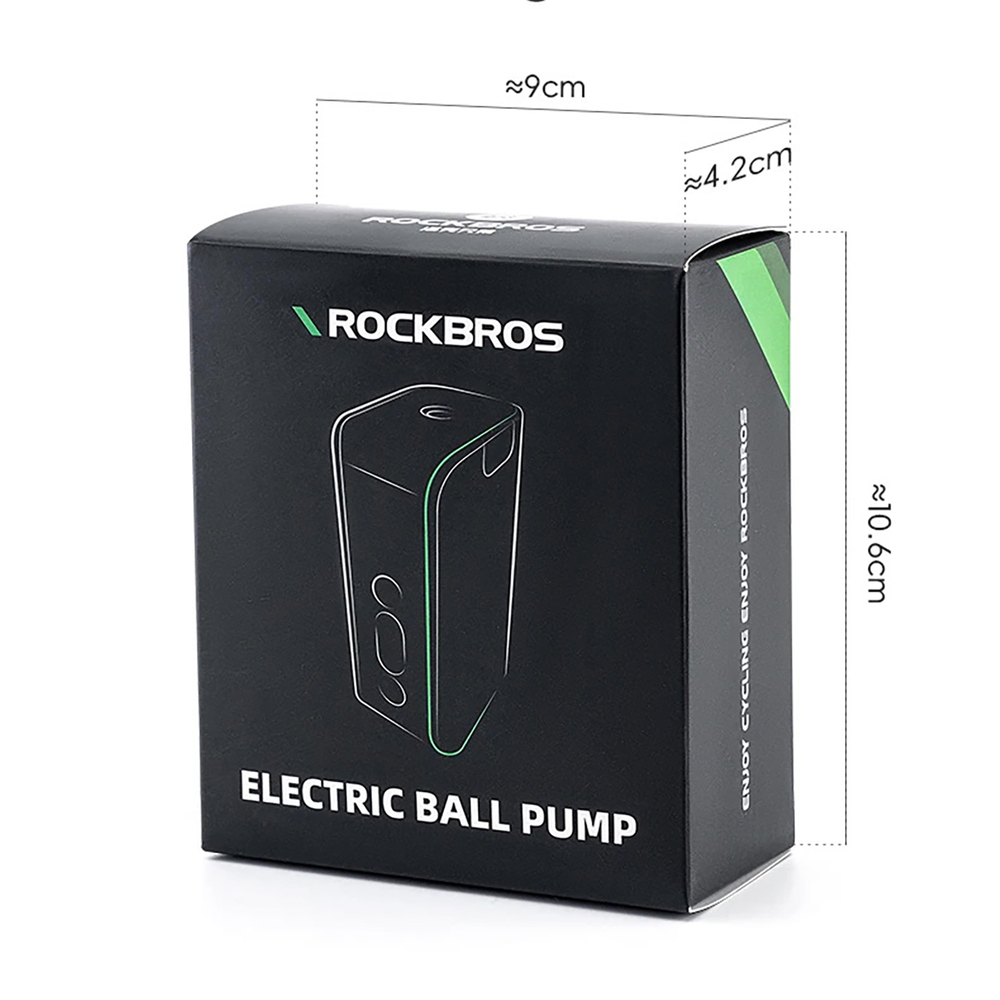Rockbros 42520006001 elektriskais sūknis bumbām un baloniem, zils