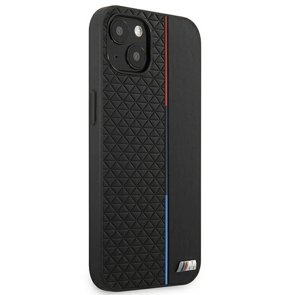 bMW BMHCP13MTRTBK iPhone 13 6,1\\\" melns cietais vāciņš M Collection Triangles | case cover black hardcase