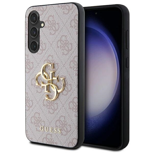 Guess 4G Big Metal Logo korpuss priekš Samsung Galaxy S23 FE - rozā krāsā | case for pink