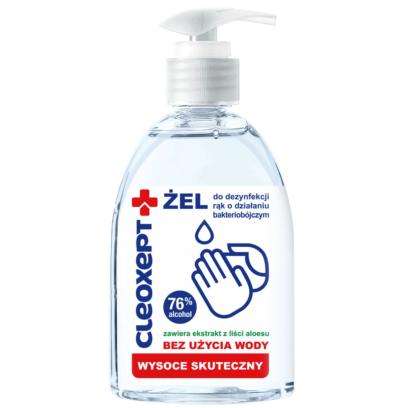 Antibakteriāls roku dezinfekcijas gēls CLEOXEPT - 500ml | Antibacterial hand sanitizer gel