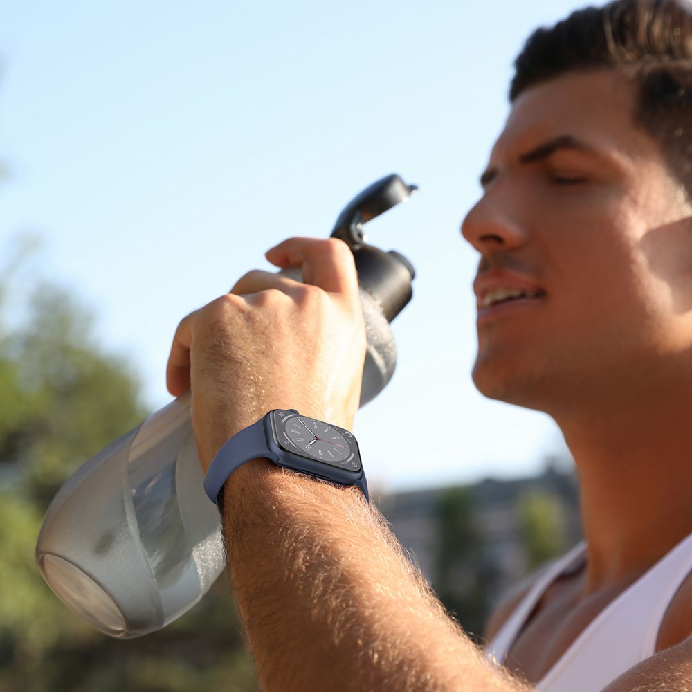 Силиконовый ремешок Tech-Protect для Apple Watch 4 / 5 6 7 8 9 SE (38 40 41 мм) -...