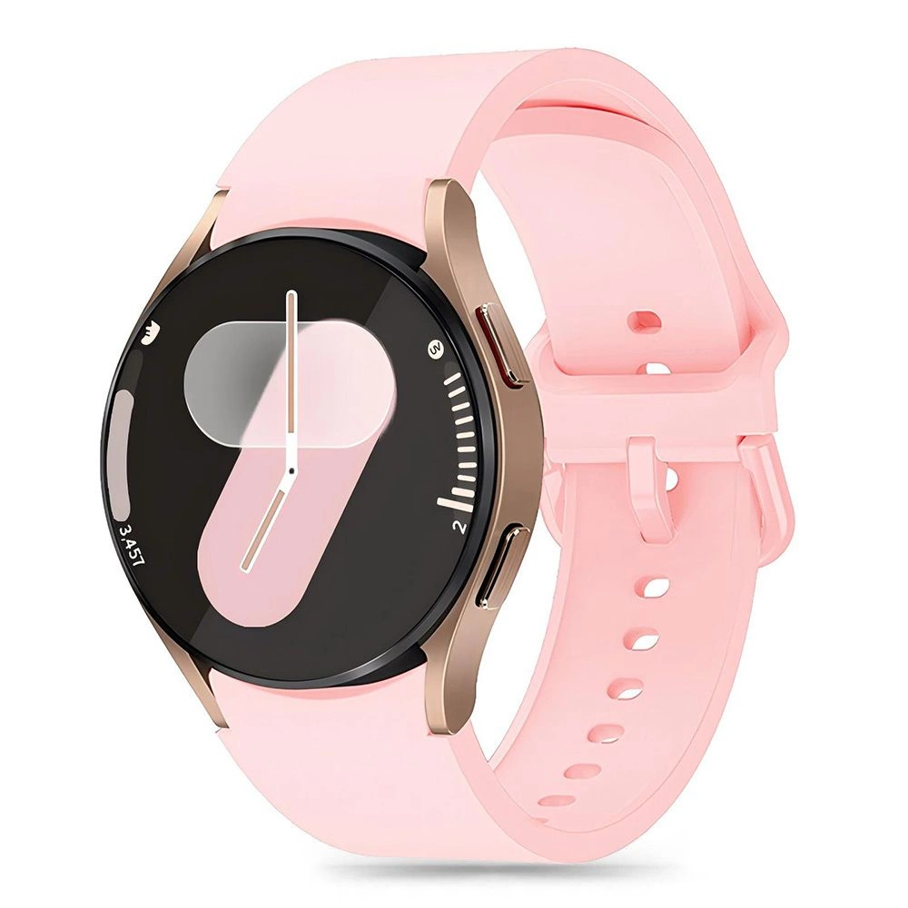 Tech-Protect Silicone Strap for Samsung Galaxy Watch 4 / 5 Pro 6 7 FE - pink