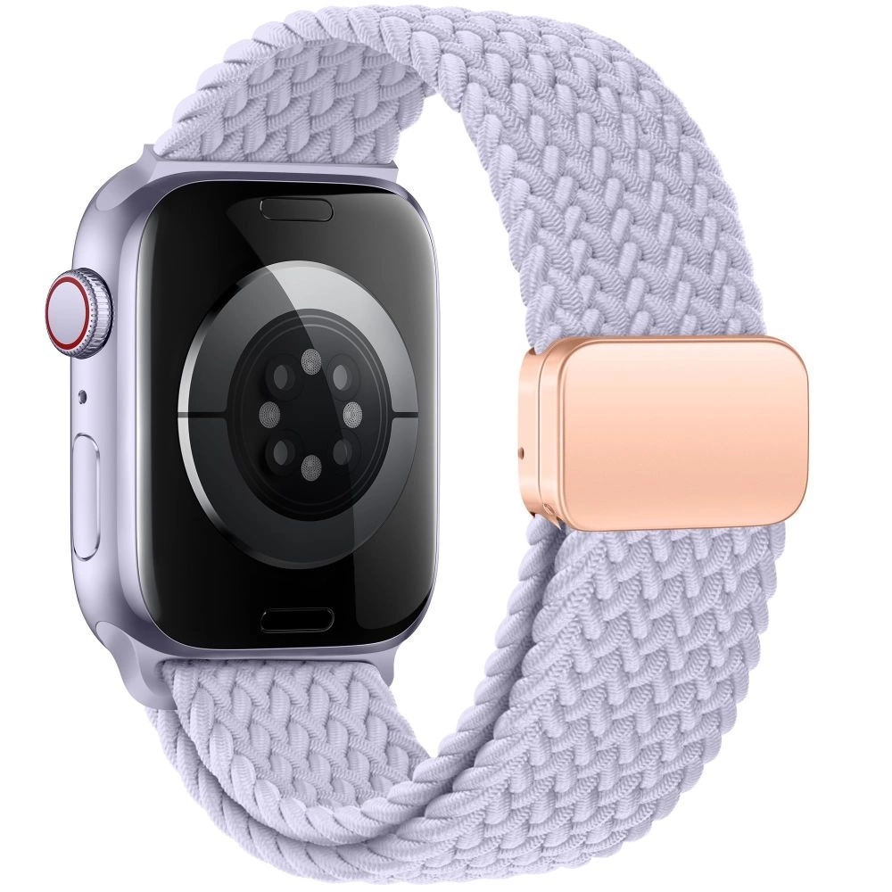Tech-Protect Nylonmag Strap for Apple Watch 4 / 5 6 7 8 9 SE Ultra 1 2 (42 44 45 49 mm) - purple