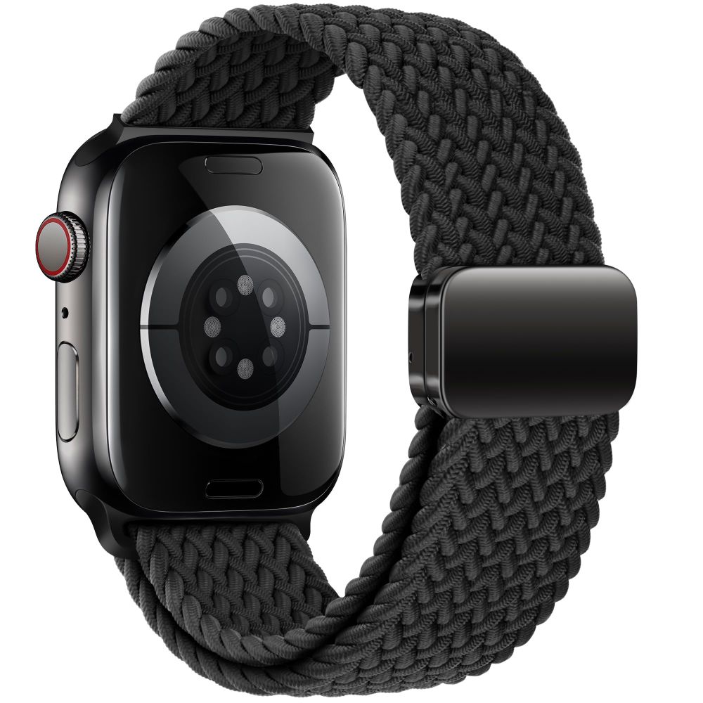 Tech-Protect Nylonmag Strap for Apple Watch 4-9 / SE / Ultra 1 / 2 (42/44/45/49mm), Black