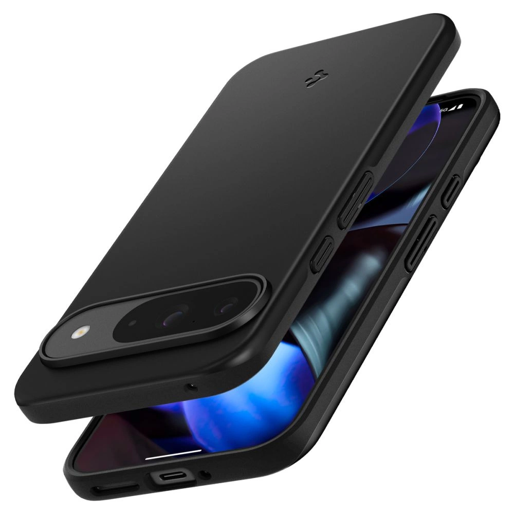 Google Pixel 9 / 9 Pro Spigen Thin Fit Case Cover, Black | Чехол Кабура Кейс Бампер для...
