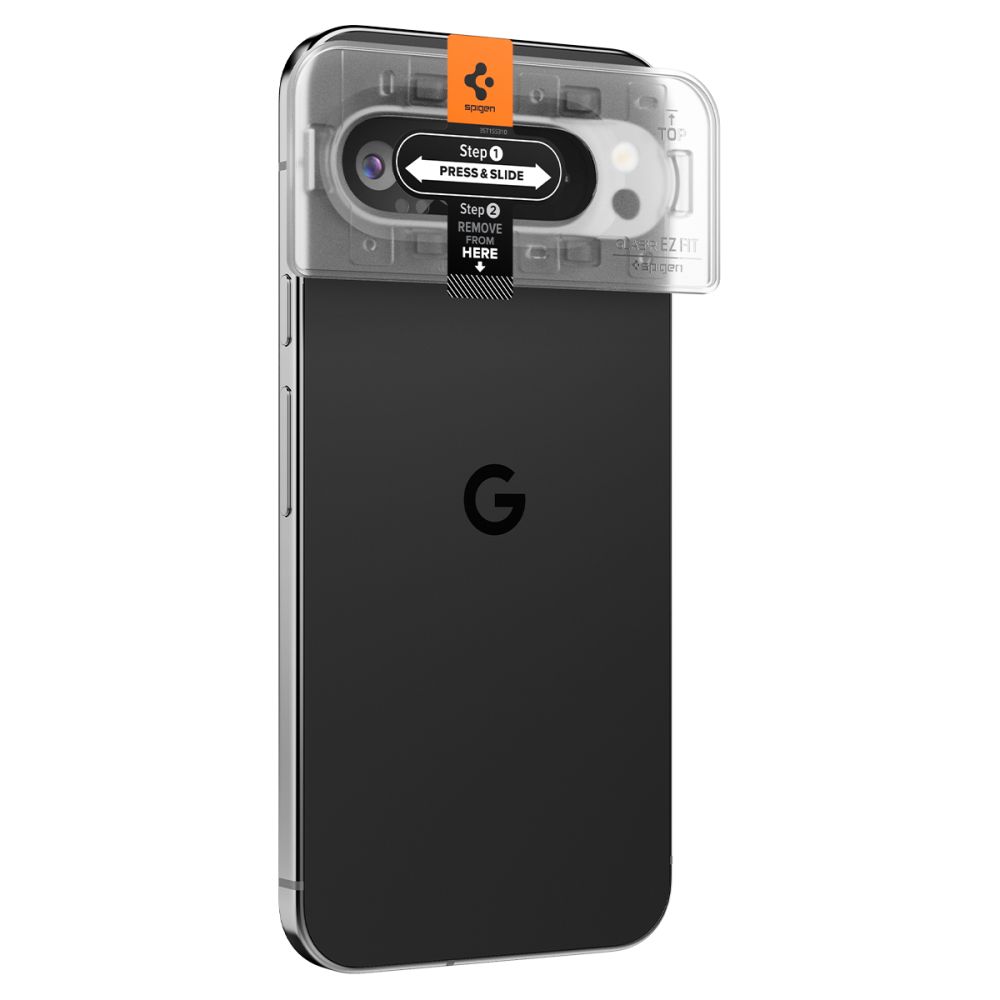 Spigen Optik.tR Ez Fit закаленное стекло для камеры Google Pixel 9 Pro (2 шт.)